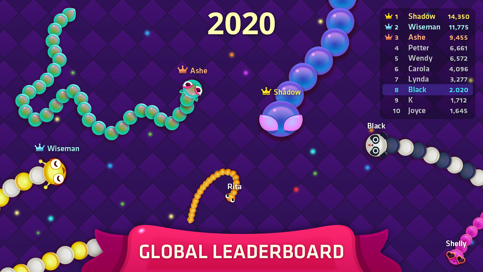 اسکرین شات 4 بازی Snake Battle - Slither Game