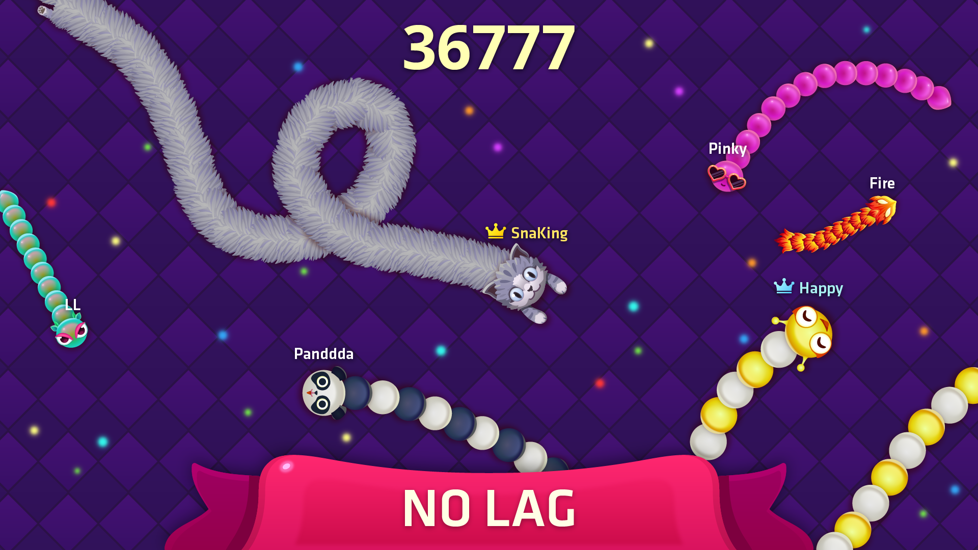 اسکرین شات 2 بازی Snake Battle - Slither Game