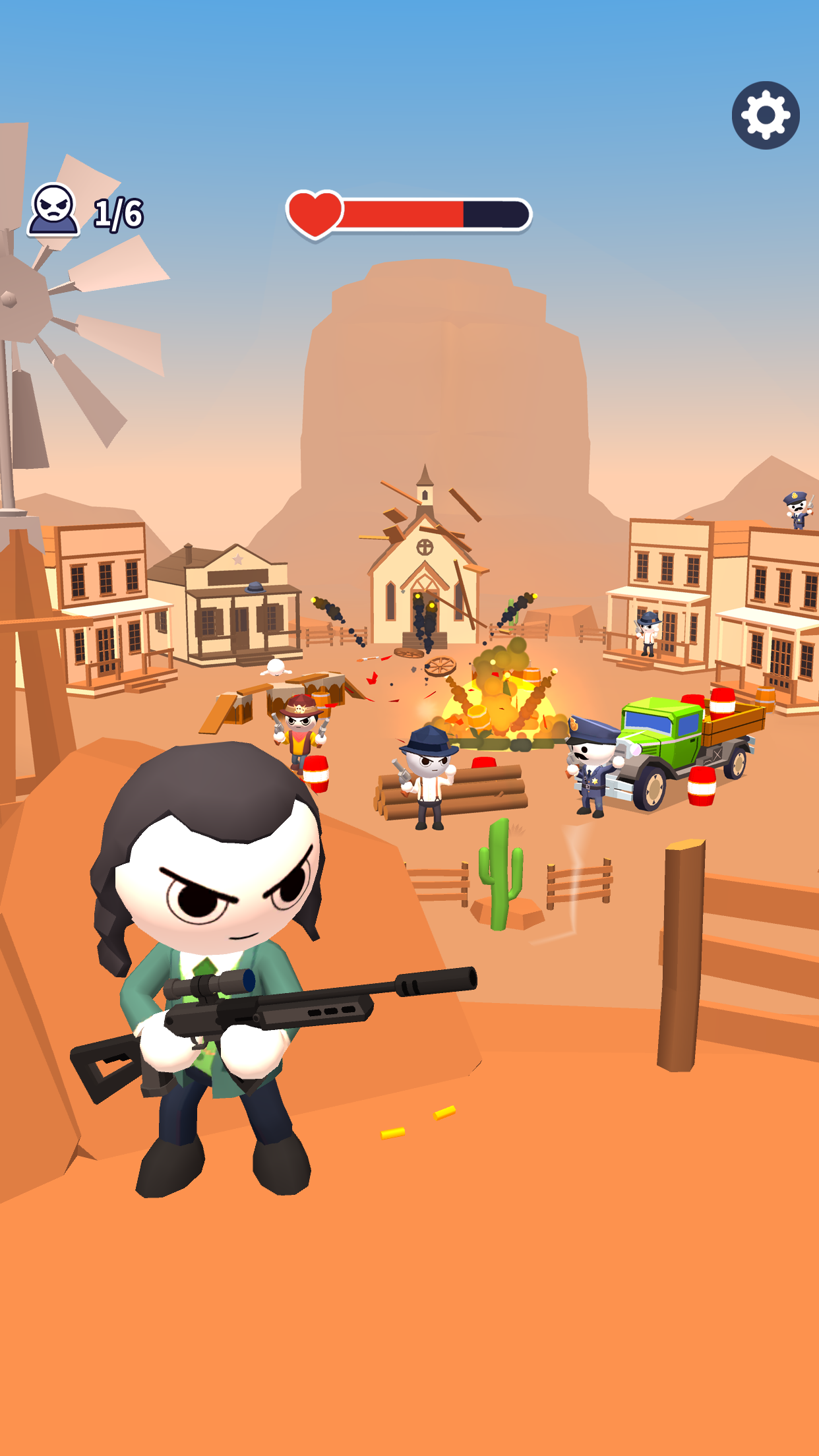 اسکرین شات 7 بازی Mafia Sniper — Wars of Clans