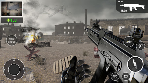 اسکرین شات 2 بازی Call of the WW2 Gun Games: Counter War Strike Duty