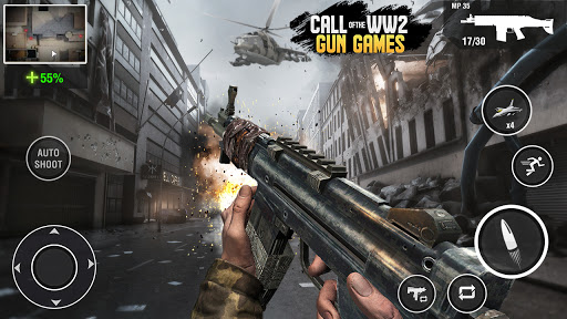 اسکرین شات 5 بازی Call of the WW2 Gun Games: Counter War Strike Duty
