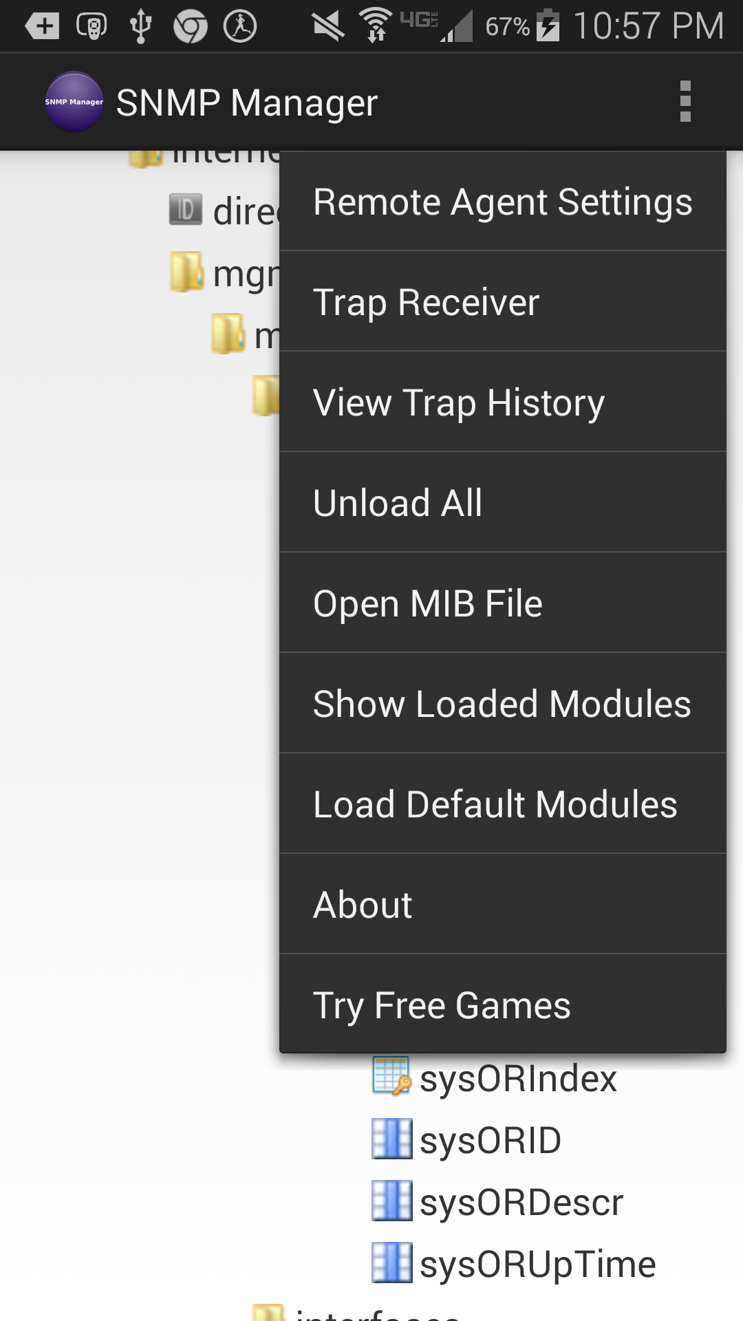 اسکرین شات 2 برنامه MIB Browser + SNMP Manager