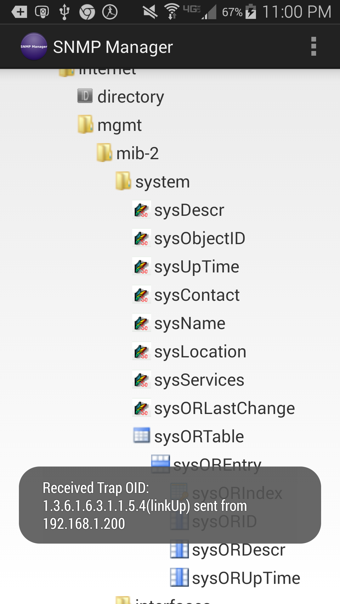 اسکرین شات 5 برنامه MIB Browser + SNMP Manager