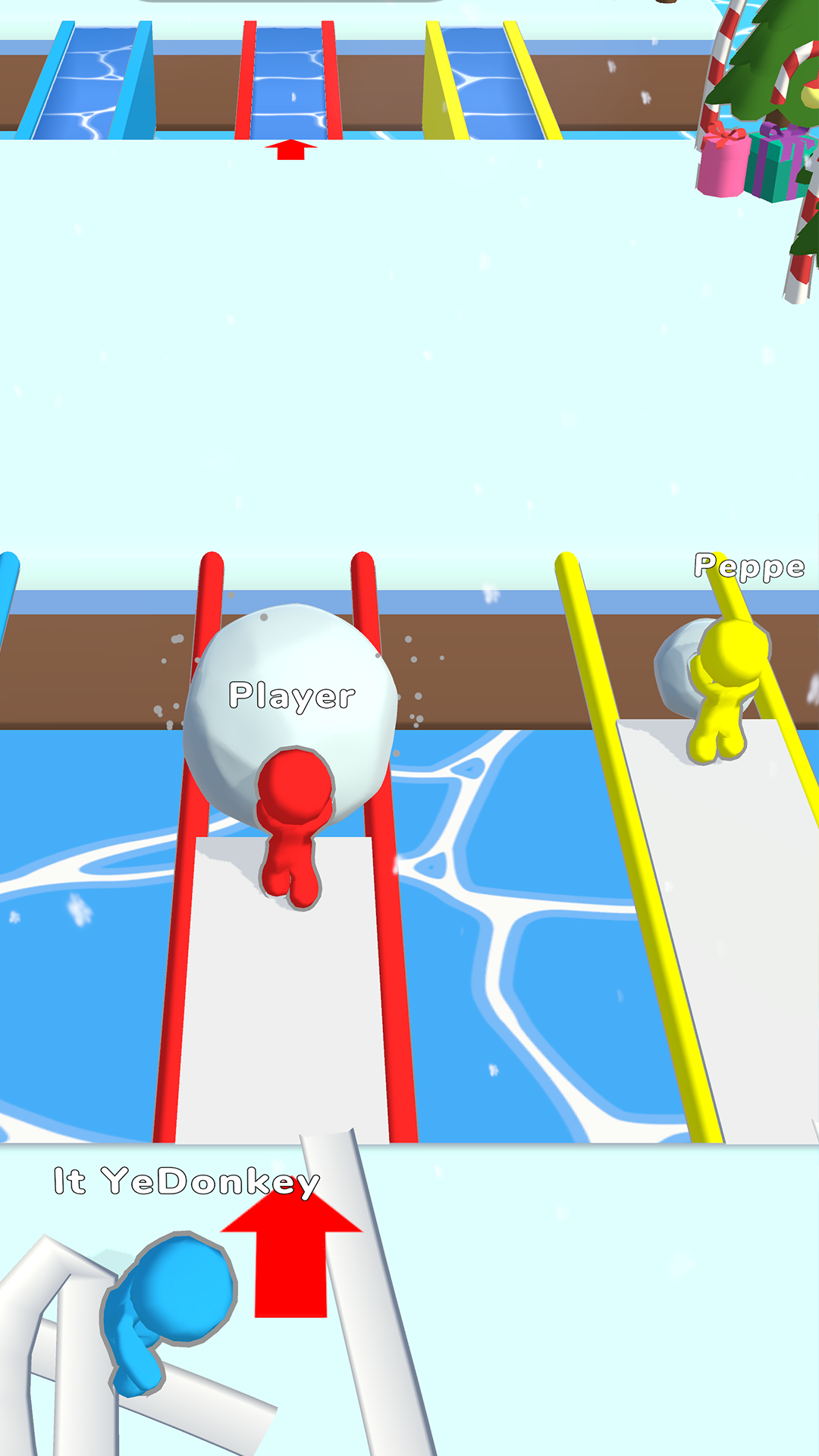 اسکرین شات 1 بازی Snow Race.iO
