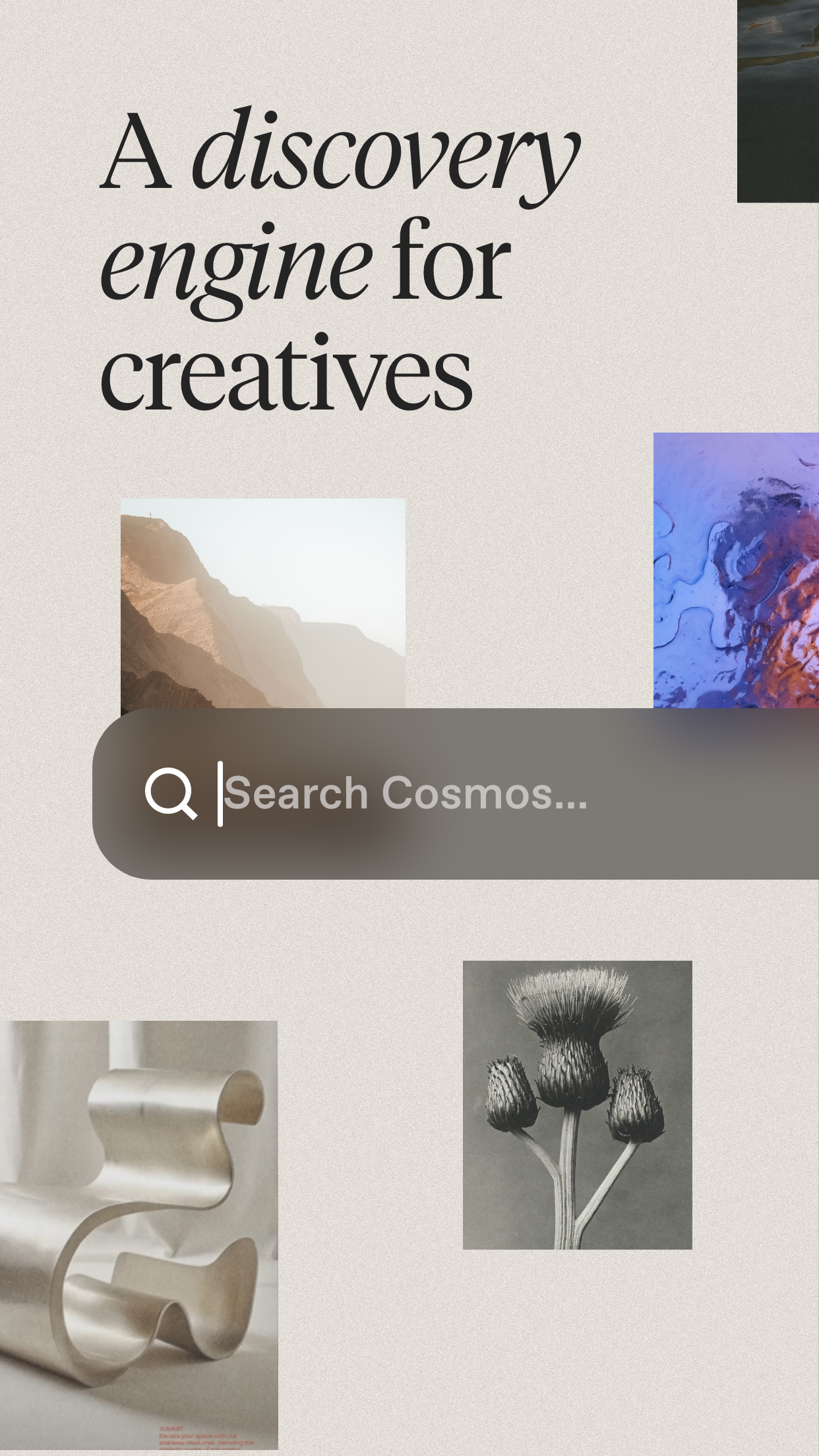 اسکرین شات 1 برنامه Cosmos: Search & Discover