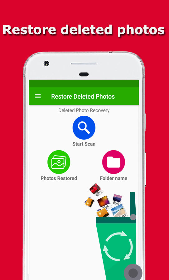 اسکرین شات 2 برنامه Restore Deleted Photos