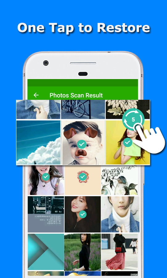اسکرین شات 1 برنامه Restore Deleted Photos