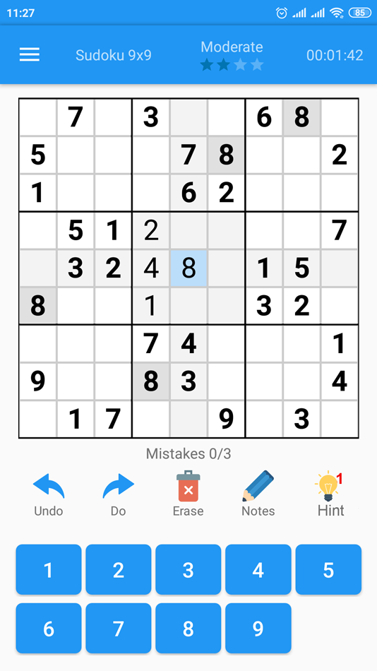 اسکرین شات 1 بازی Sudoku - Classic Sudoku Puzzle