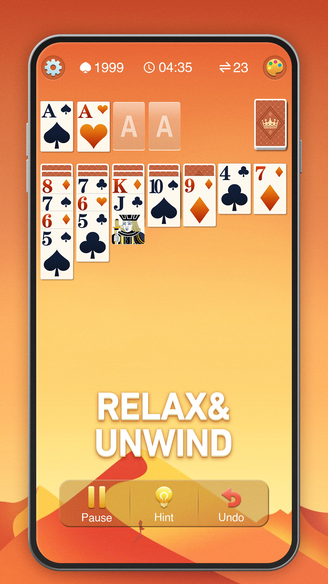 اسکرین شات 3 بازی Solitaire Card Game