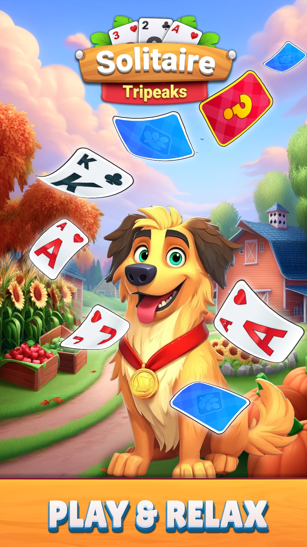 اسکرین شات 3 بازی Solitaire TriPeaks Idle Farm