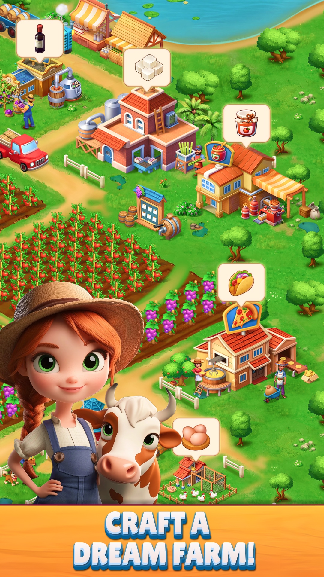 اسکرین شات 2 بازی Solitaire TriPeaks Idle Farm