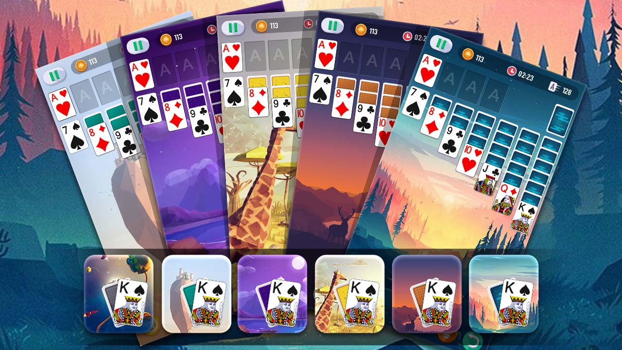اسکرین شات 2 بازی Solitaire