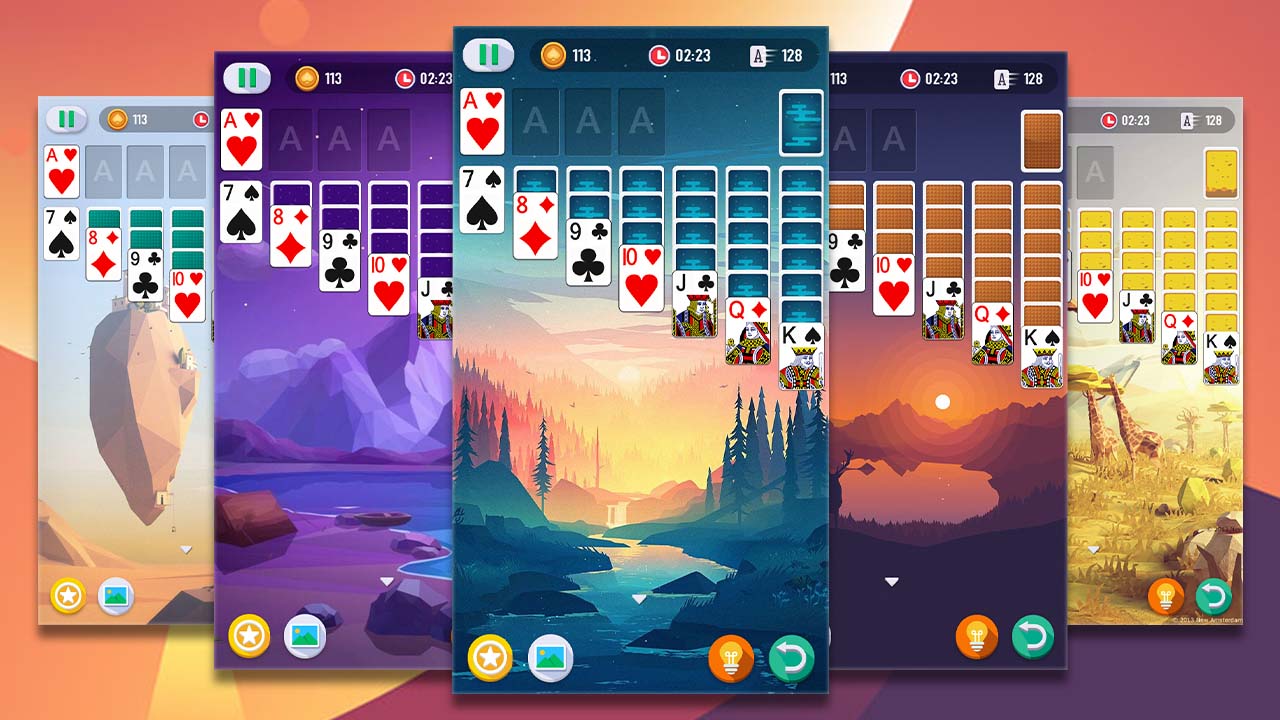 اسکرین شات 1 بازی Solitaire