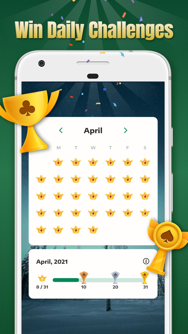 اسکرین شات 6 بازی Solitaire - Classic Card Games