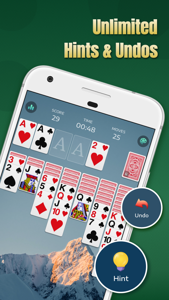 اسکرین شات 8 بازی Solitaire - Classic Card Games