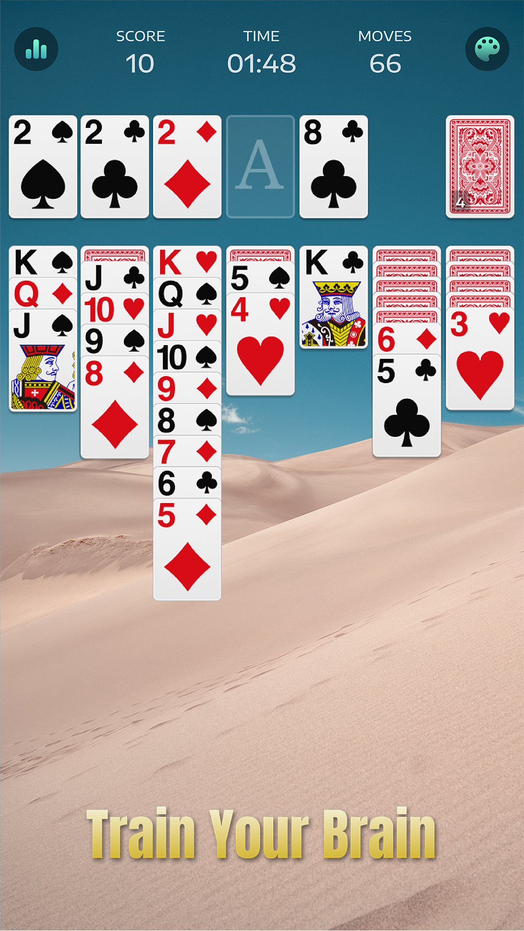 اسکرین شات 4 بازی Solitaire - Classic Card Games