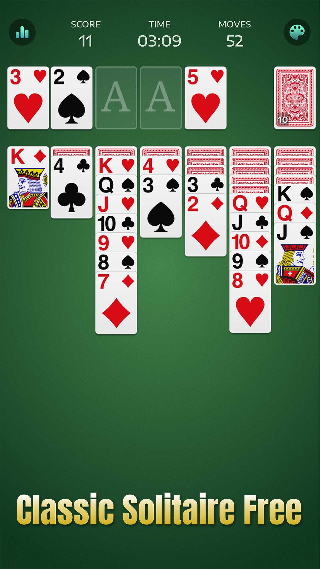 اسکرین شات 1 بازی Solitaire - Classic Card Games