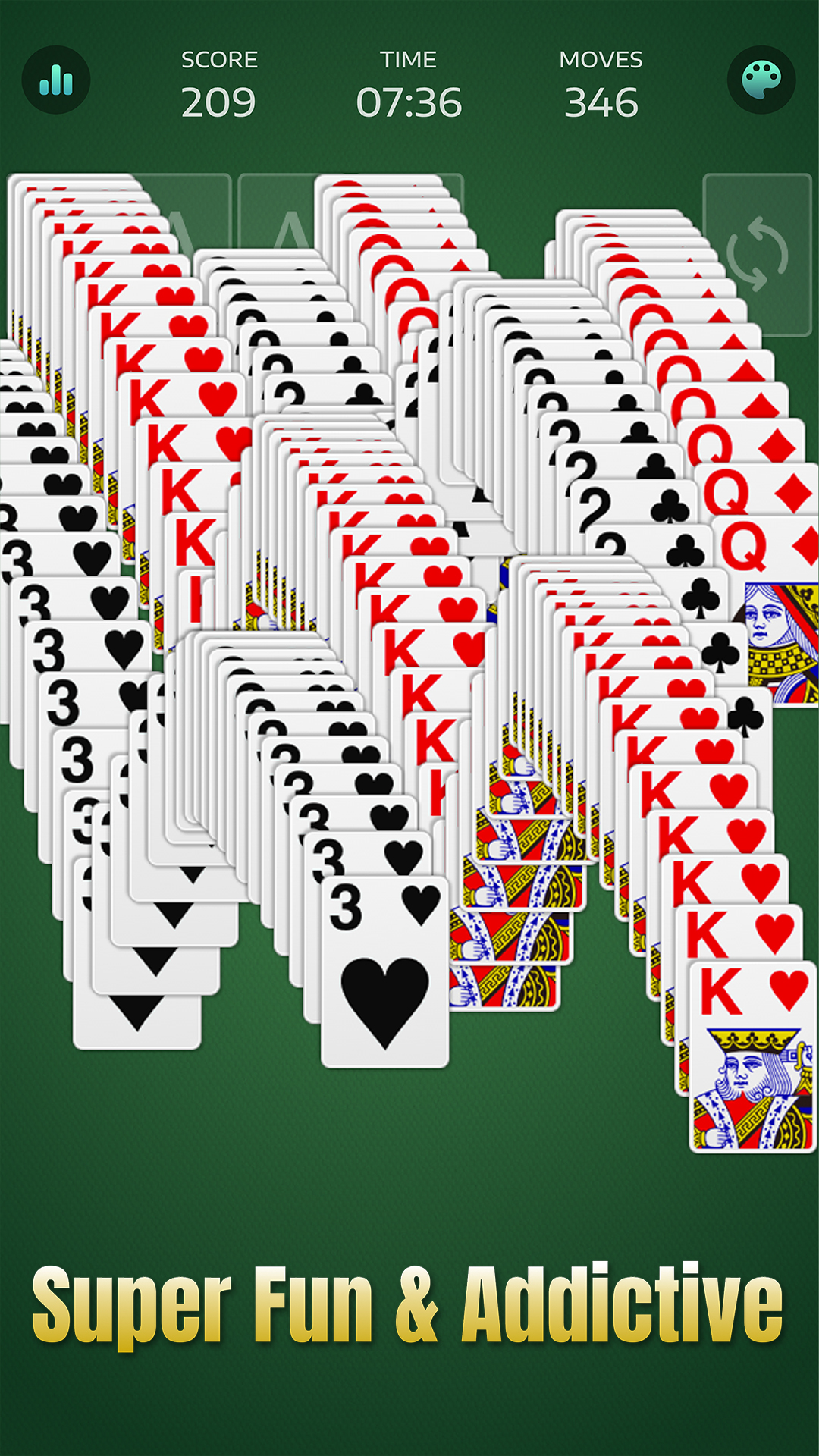 اسکرین شات 2 بازی Solitaire - Classic Card Games