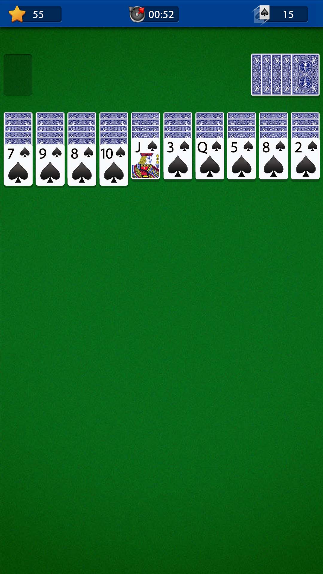 اسکرین شات 4 بازی Spider Solitaire