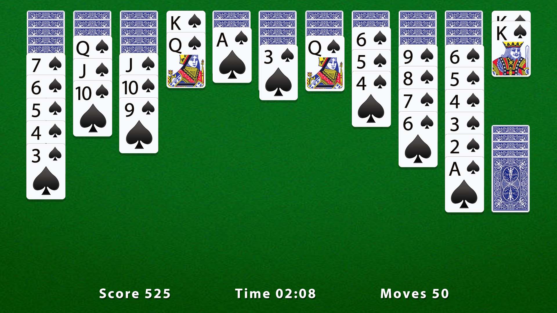 اسکرین شات 1 بازی Spider Solitaire