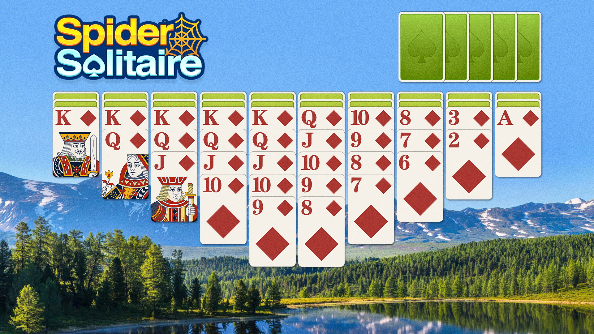 اسکرین شات 7 بازی Spider Solitaire Classic