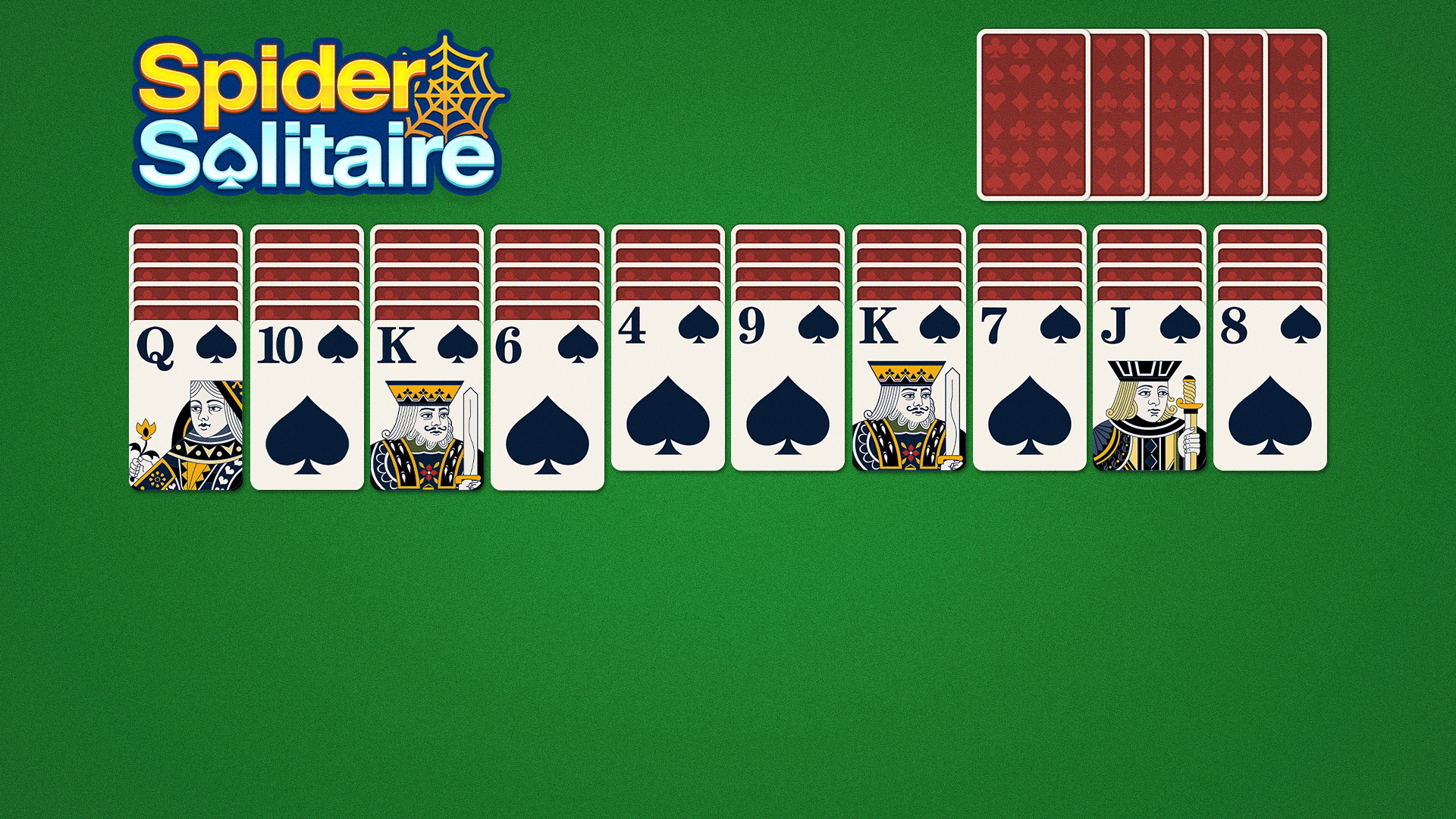 اسکرین شات 6 بازی Spider Solitaire Classic