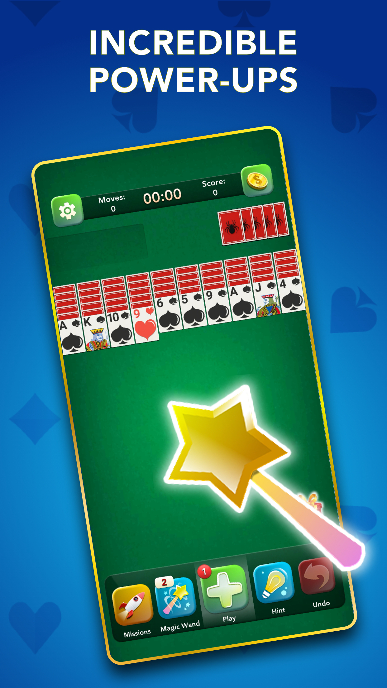 اسکرین شات 6 بازی Spider Solitaire Card Game