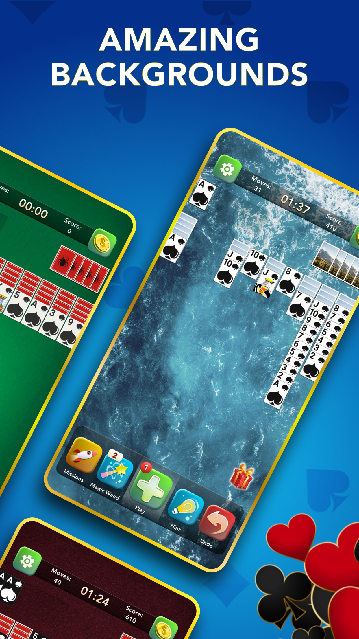 اسکرین شات 3 بازی Spider Solitaire Card Game