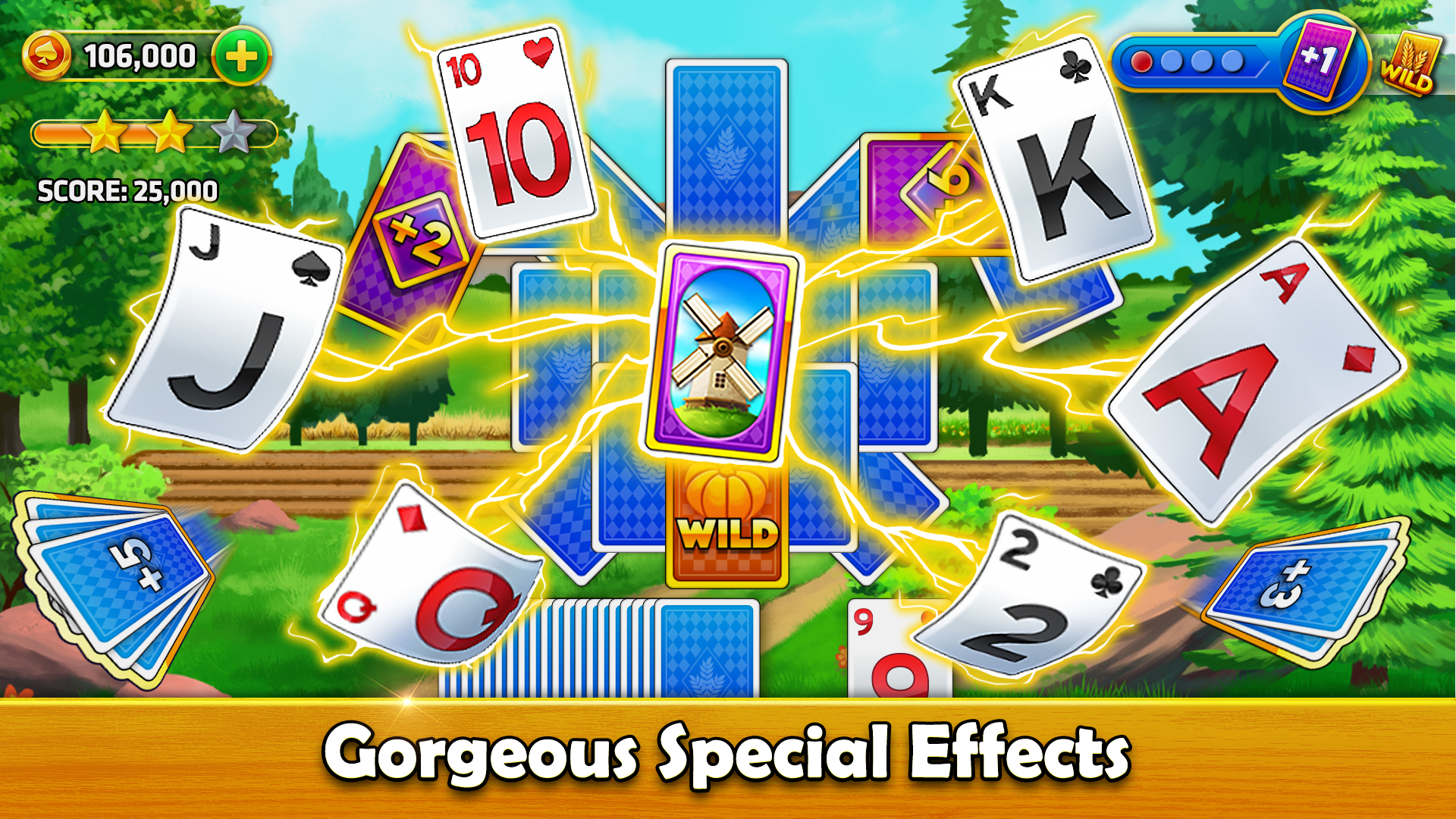 اسکرین شات 1 بازی Solitaire Tripeaks - Farm Trip