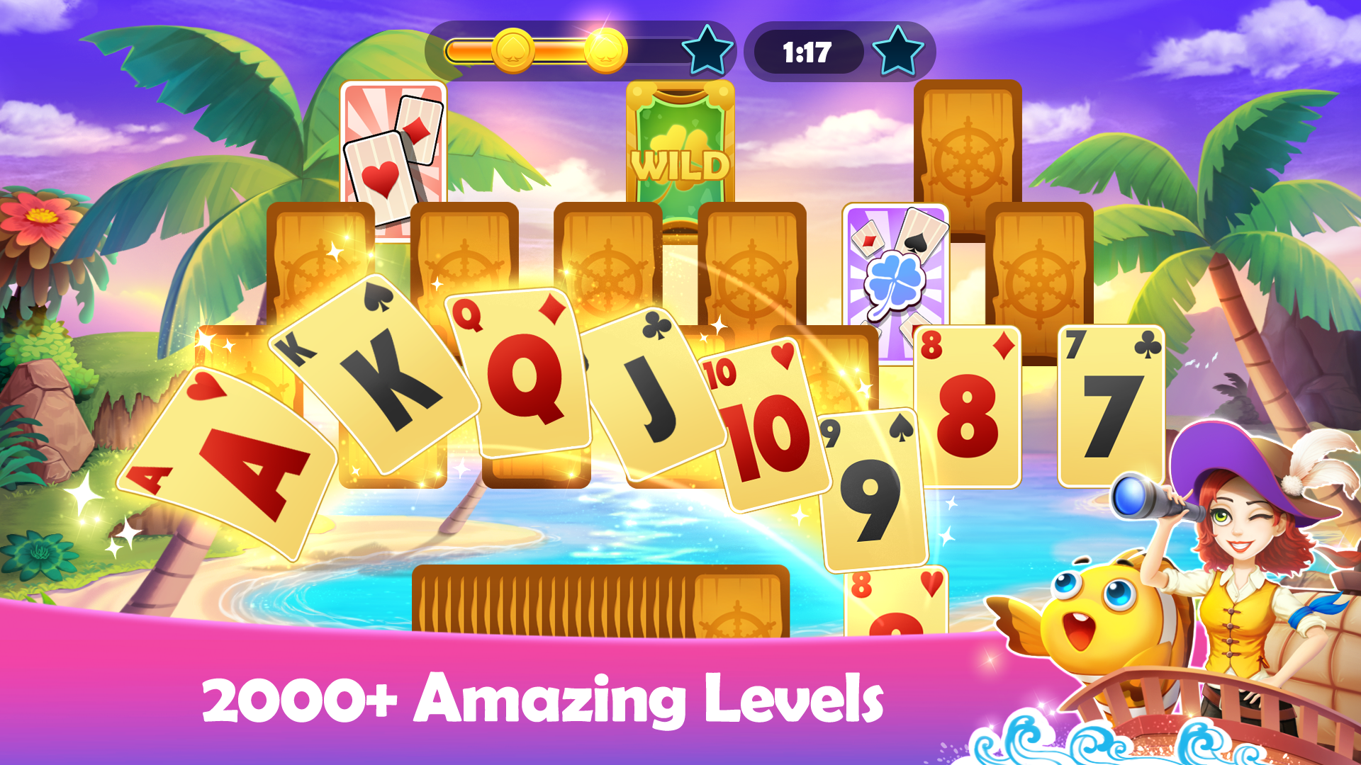 اسکرین شات 3 بازی Solitaire TriPeaks - Card Game