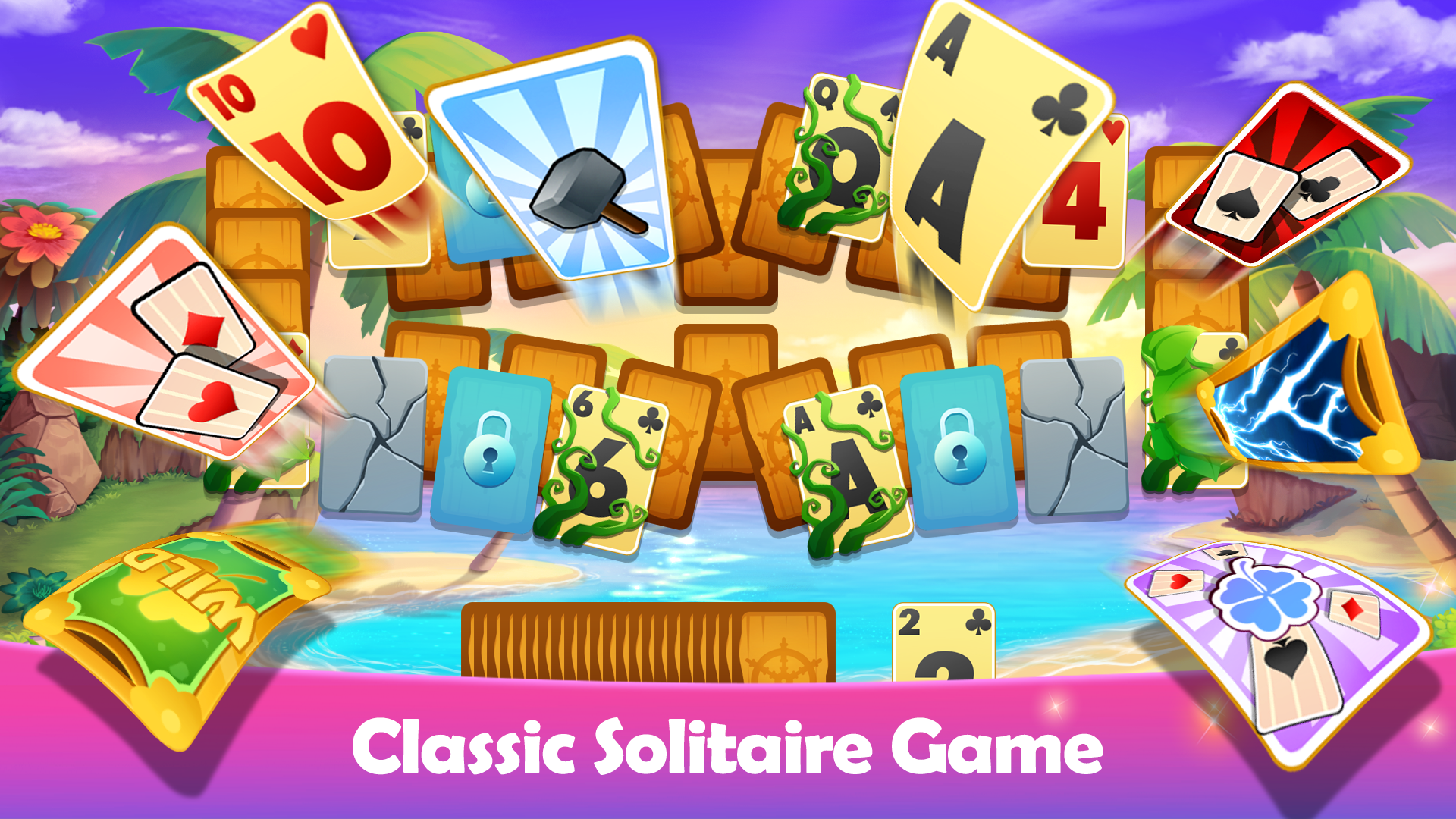 اسکرین شات 1 بازی Solitaire TriPeaks - Card Game