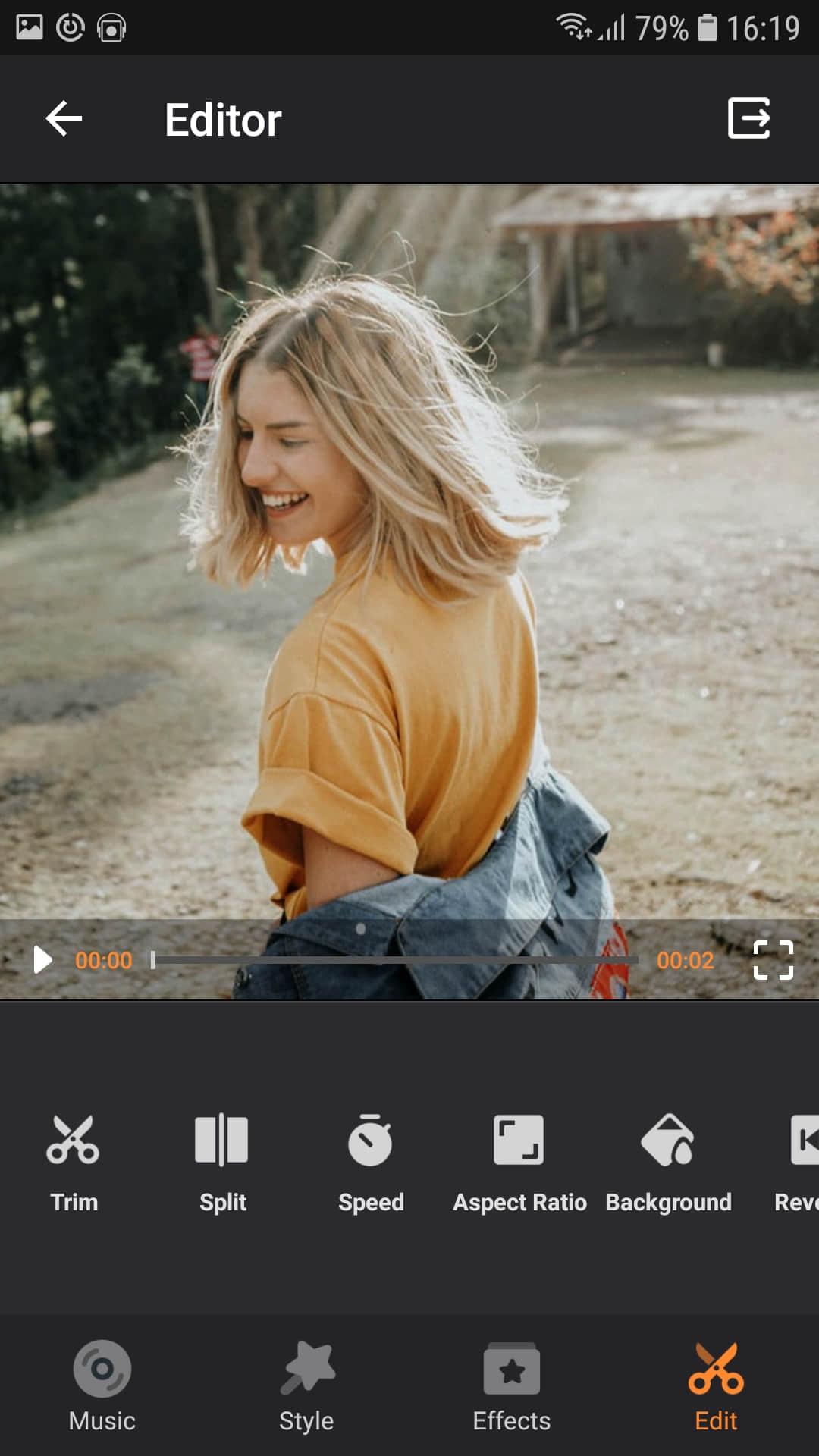 اسکرین شات 7 برنامه Video Editor Music Video Maker