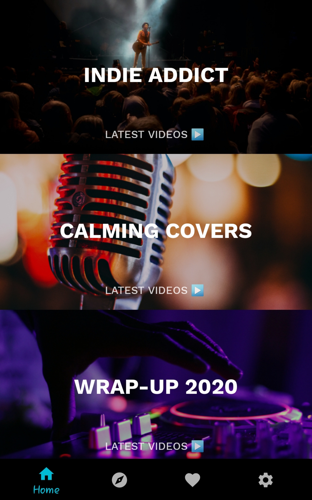 اسکرین شات 1 برنامه Music Video App