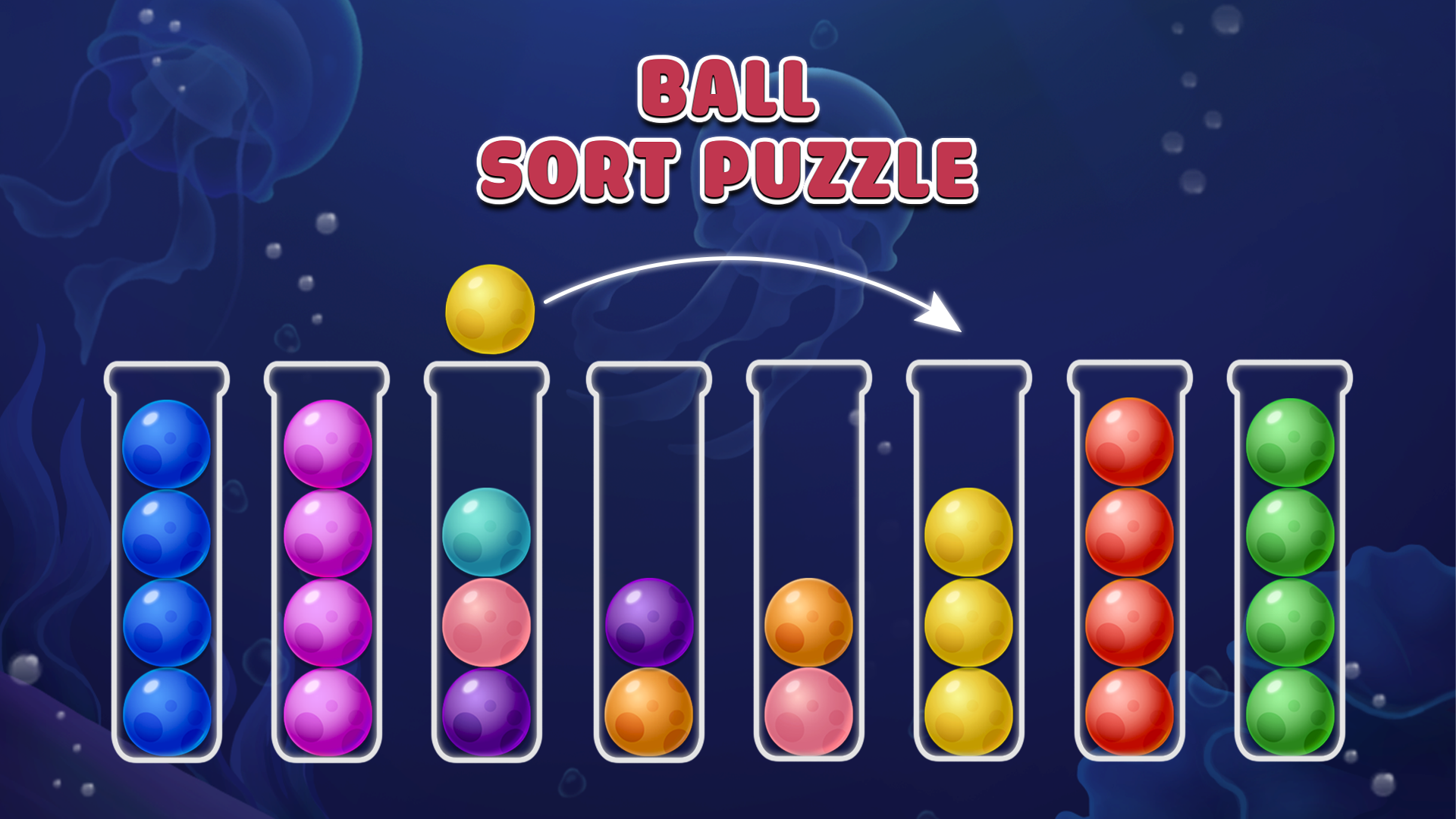 اسکرین شات 7 بازی Color Ball Sort Puzzle