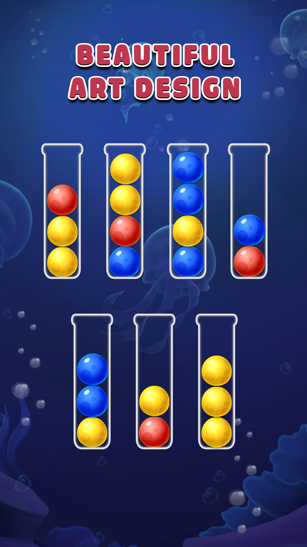 اسکرین شات 1 بازی Color Ball Sort Puzzle