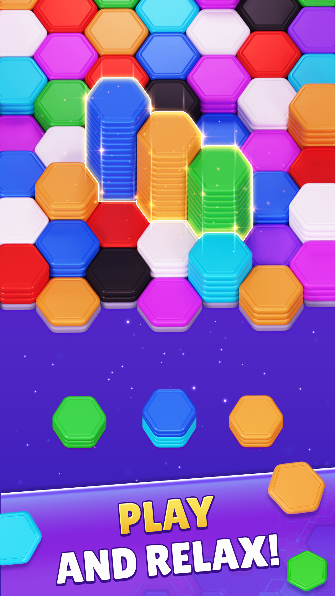 اسکرین شات 1 بازی Color Hexa Sort Puzzle Game