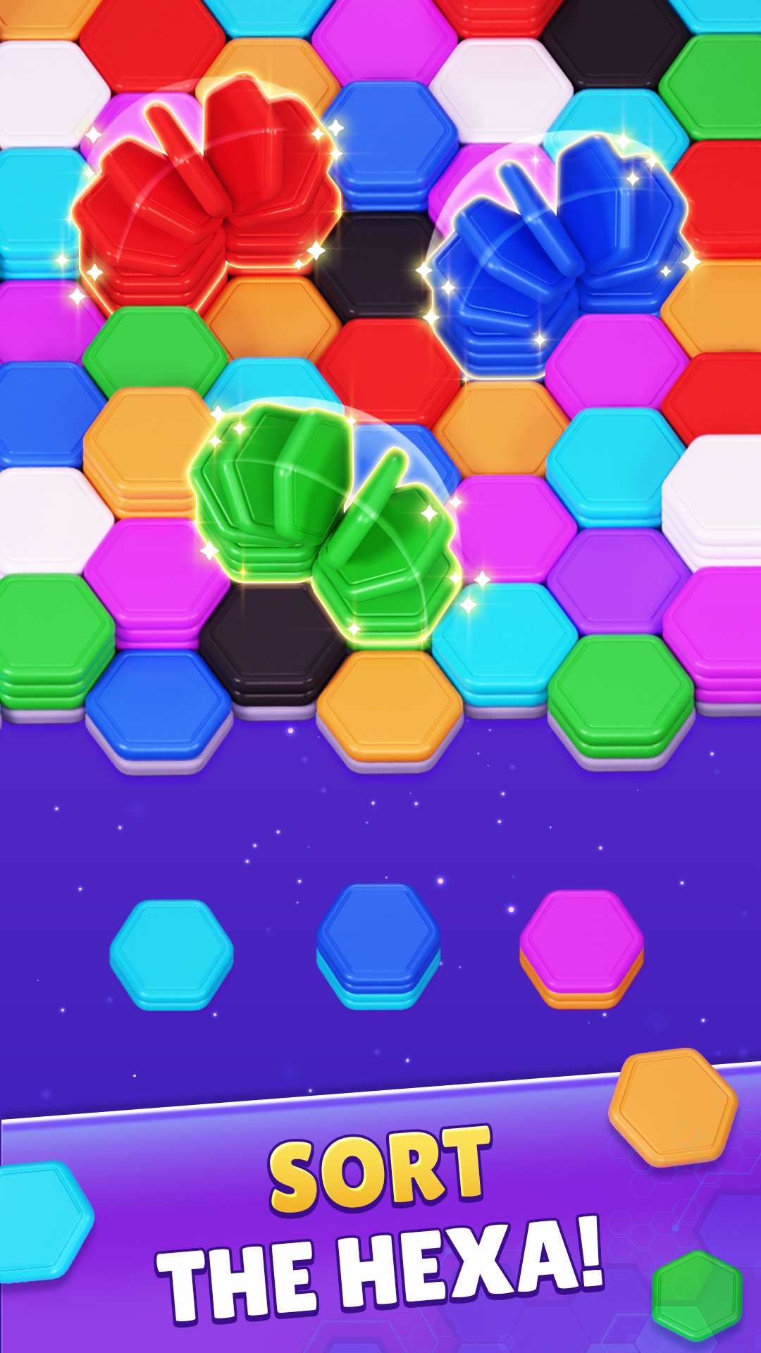 اسکرین شات 2 بازی Color Hexa Sort Puzzle Game