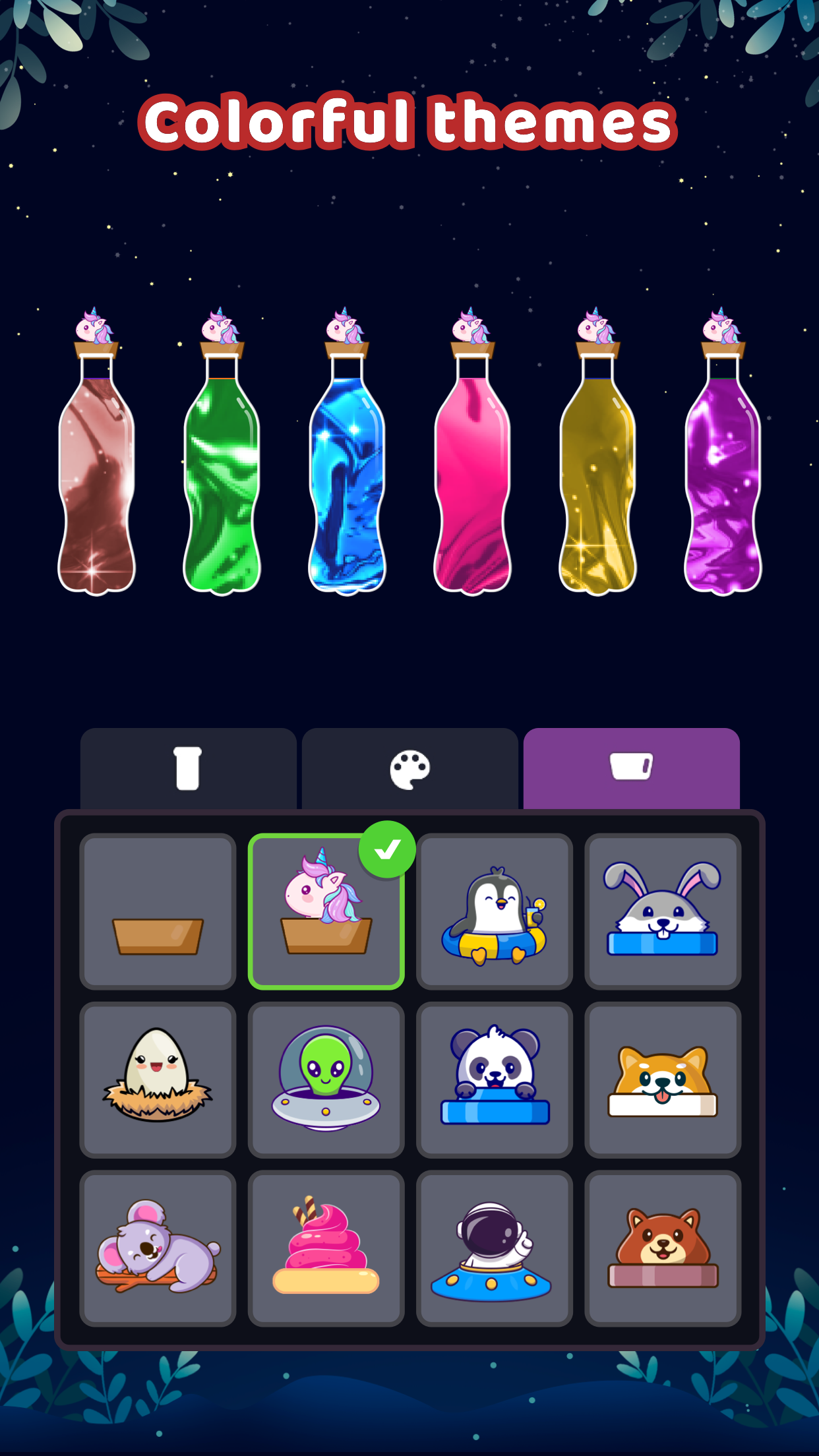 اسکرین شات 5 بازی Water Sort - Color Puzzle Game