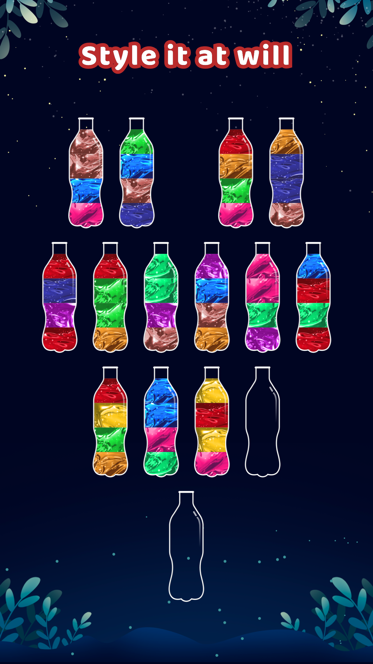 اسکرین شات 3 بازی Water Sort - Color Puzzle Game