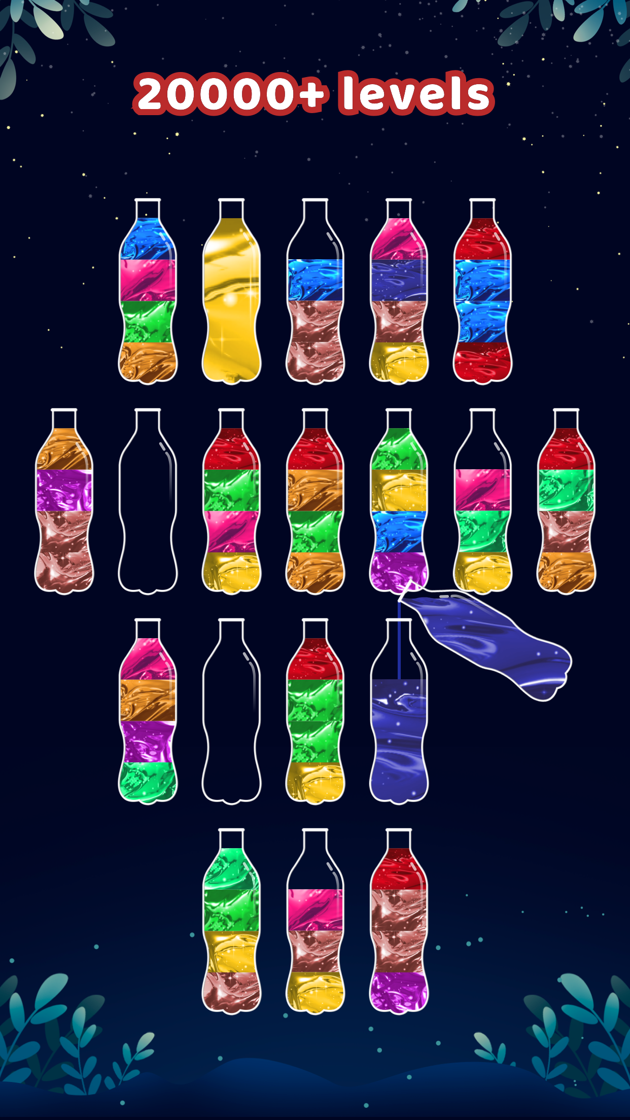 اسکرین شات 2 بازی Water Sort - Color Puzzle Game