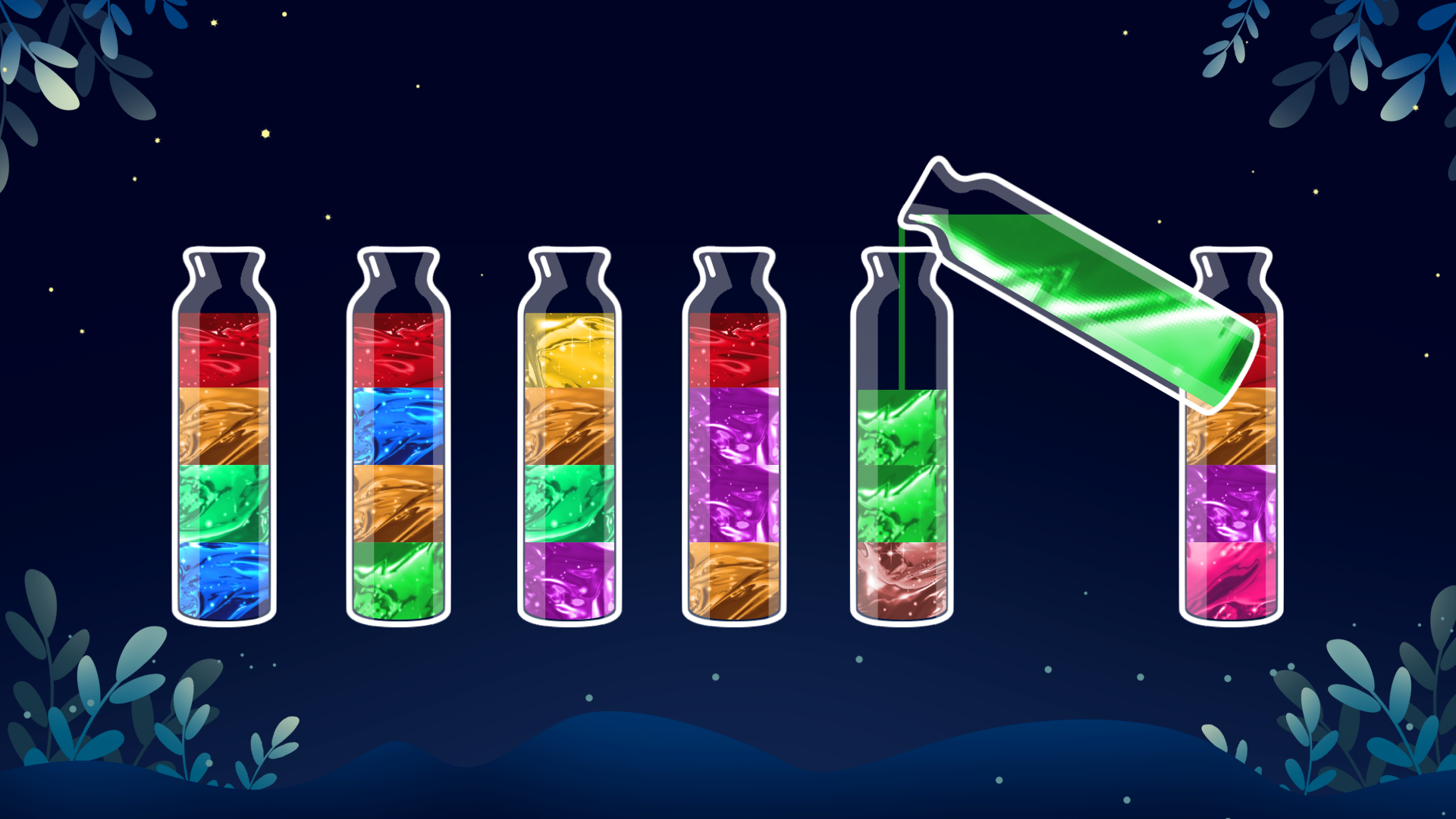 اسکرین شات 6 بازی Water Sort - Color Puzzle Game