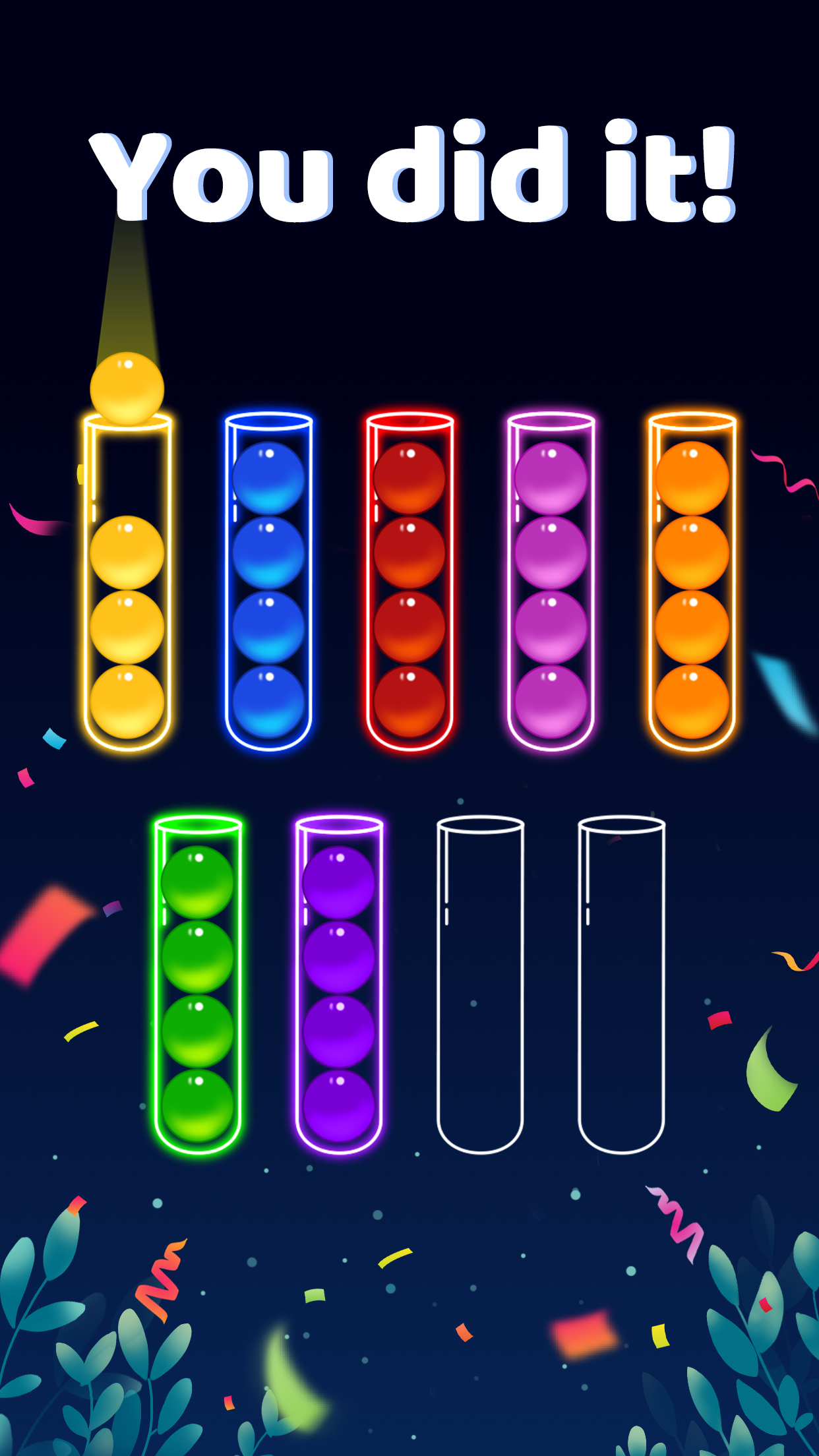 اسکرین شات 1 بازی Match Ball Puzzle: Color Game