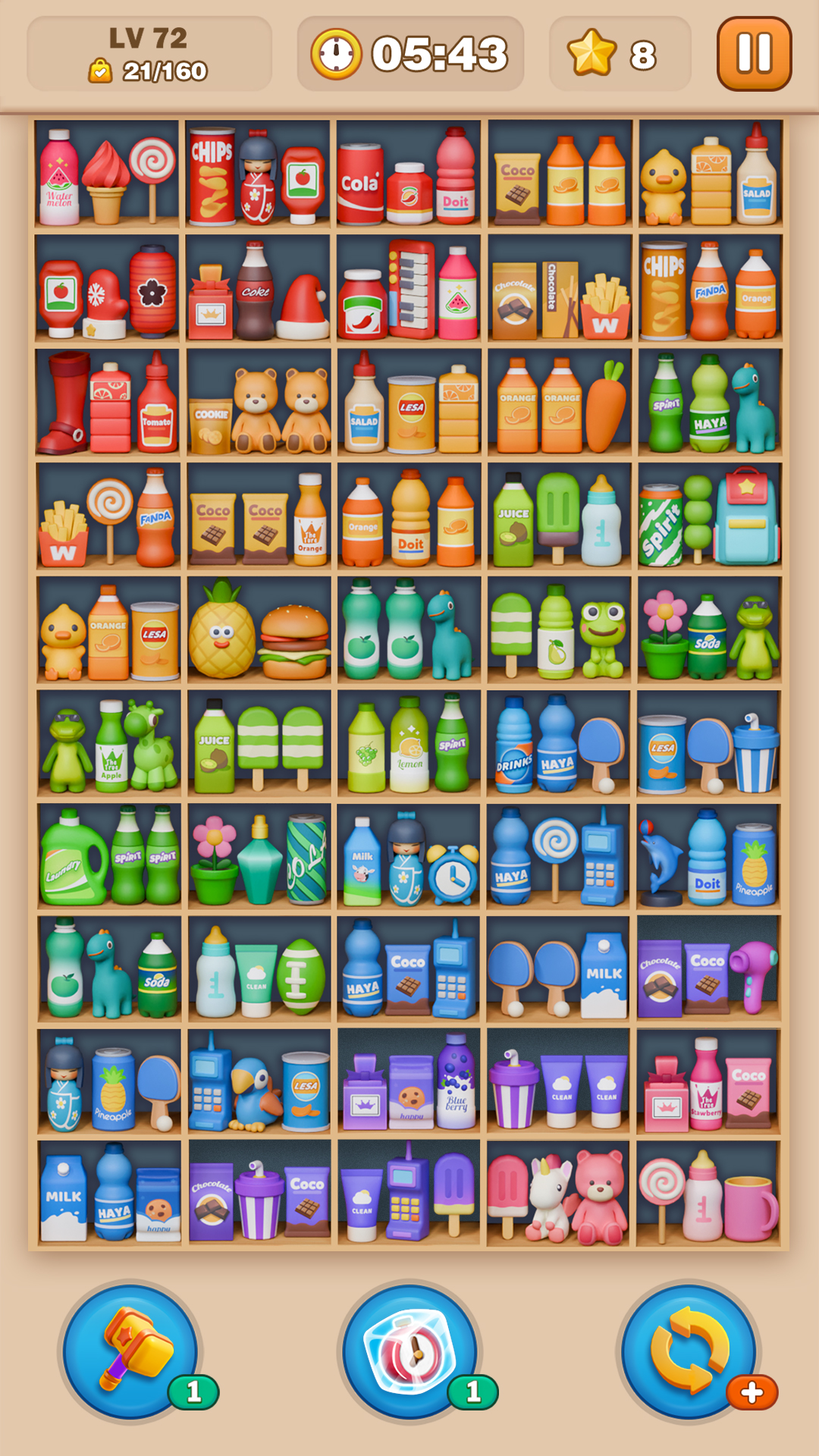 اسکرین شات 1 بازی Goods Puzzle: 3D Sorting Games