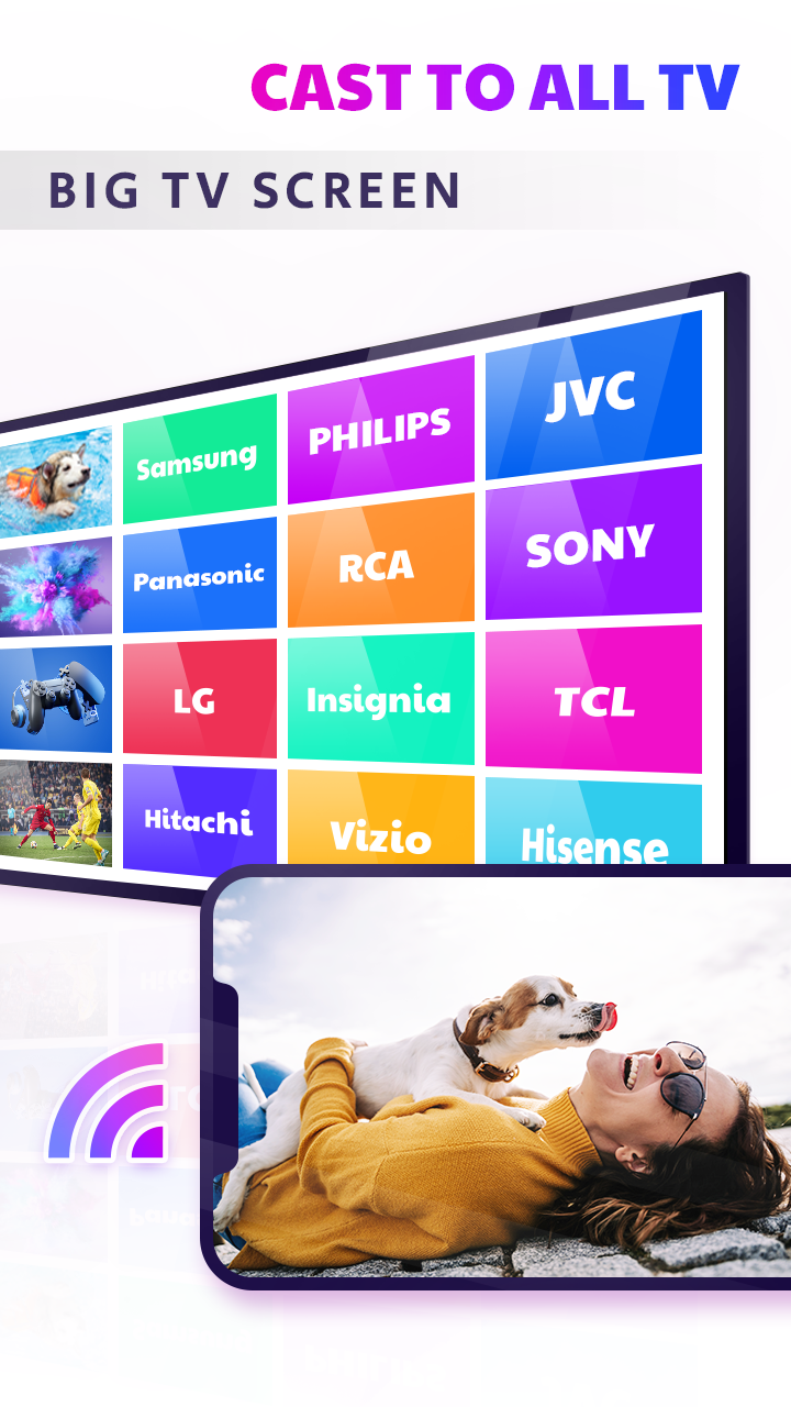 اسکرین شات 4 برنامه TV Cast: Chromecast & Miracast