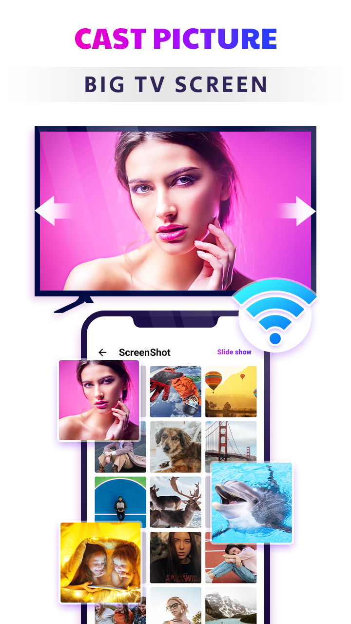 اسکرین شات 3 برنامه TV Cast: Chromecast & Miracast