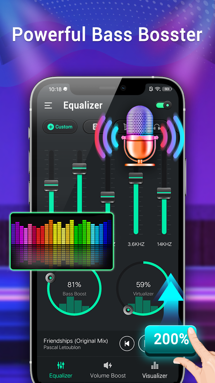 اسکرین شات 6 برنامه Bass Booster & Equalizer