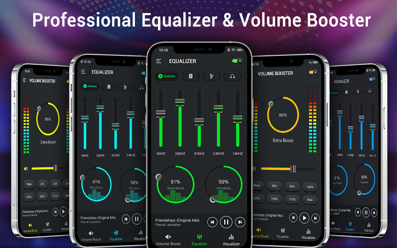 اسکرین شات 1 برنامه Bass Booster & Equalizer