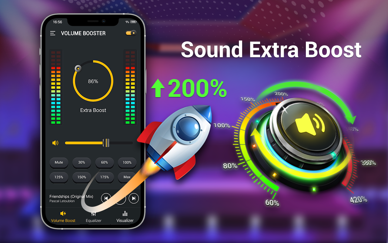اسکرین شات 2 برنامه Bass Booster & Equalizer