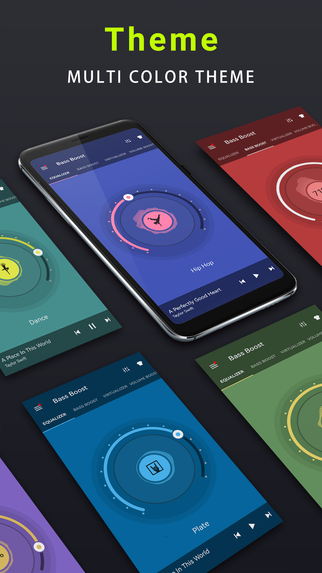 اسکرین شات 4 برنامه Music Equalizer & Bass Booster