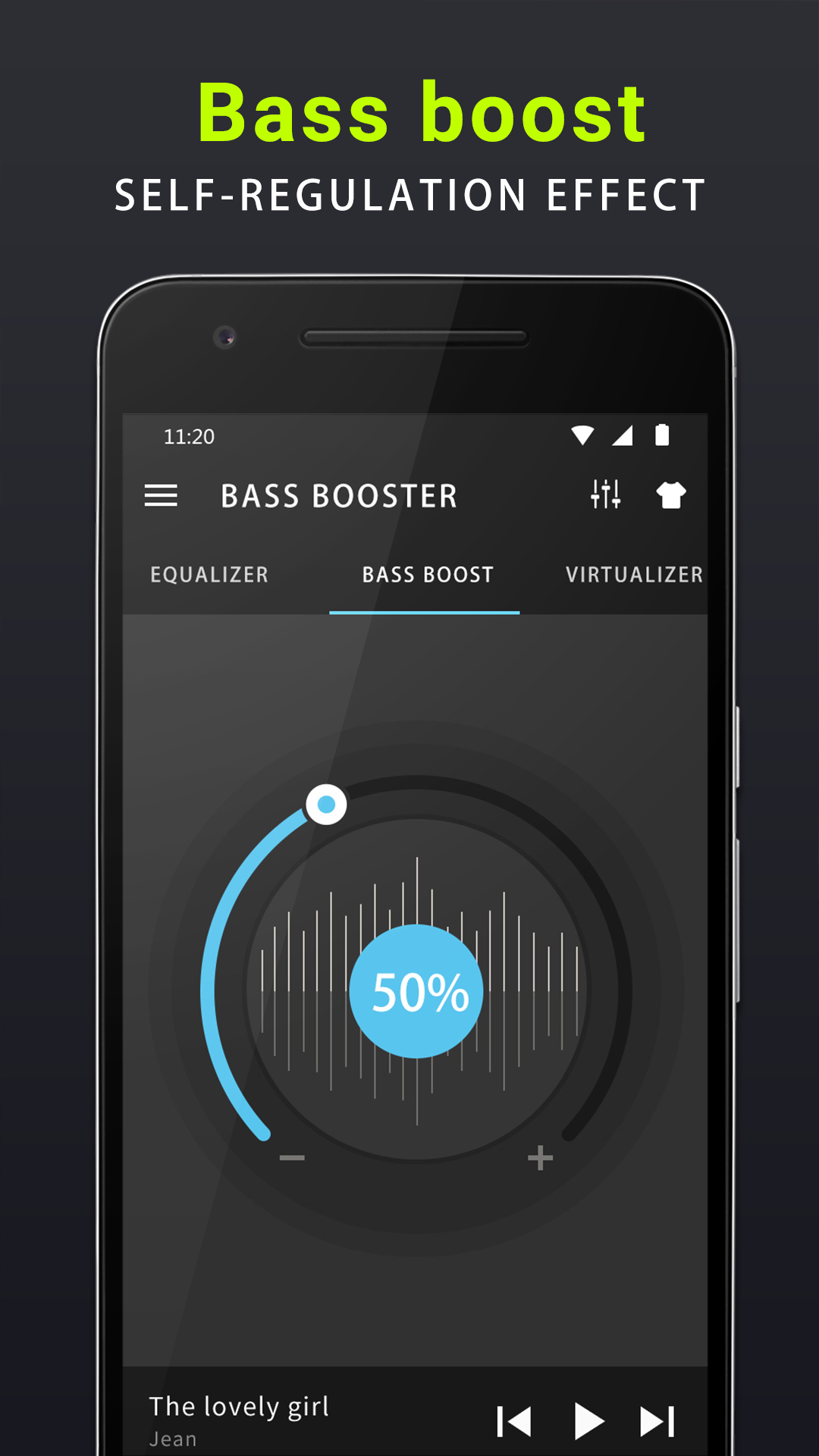 اسکرین شات 2 برنامه Music Equalizer & Bass Booster
